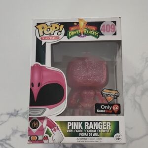 Funko Pop Pink Ranger Game Stop Morphin Mode Exclusive (translucent Pink)